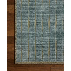 Chris Loves Julia x Loloi Calvin Ocean / Olive 3\'-6\" x 5\'-6\" Rug