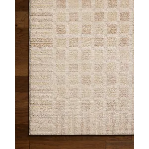 Chris Loves Julia x Loloi Calvin Bone / Natural 5\'-3\" x 7\'-6\" Rug