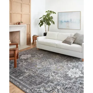 Cassandra Charcoal / Gold Rug (11' 6" X 15')