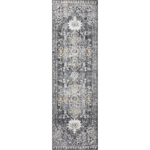 Cassandra Charcoal / Gold Rug (11' 6" X 15')