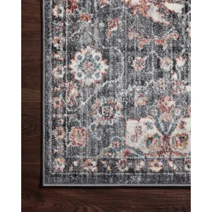 Cassandra Charcoal / Rust Rug (2' 6" X 5' 9")
