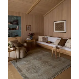 Amber Lewis x Loloi Cambria Mist / Natural 2\'-3\" x 3\'-9\" Rug