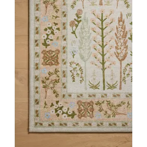 Loloi X Rifle Paper Co. Canopy 3\'-9\" X 3\'-9\" Round Rug