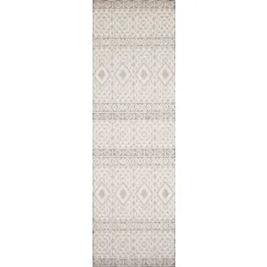 Cole Silver / Ivory Rug (4' 0" X 5' 9")