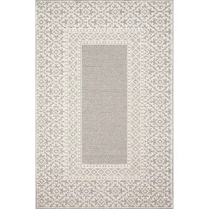 Cole Grey / Ivory Rug (6' 7" X 9' 4")