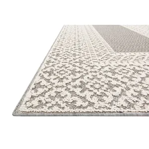 Cole Grey / Ivory Rug (6' 7" X 9' 4")