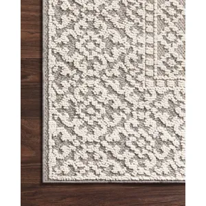 Cole Grey / Ivory Rug (6' 7" X 9' 4")