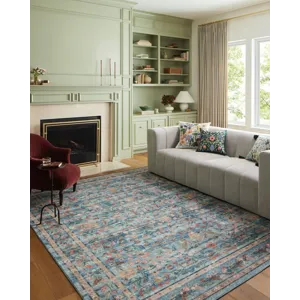 Loloi X Rifle Paper Co. Courtyard 8\'-6\" X 11\'-6\" Rug