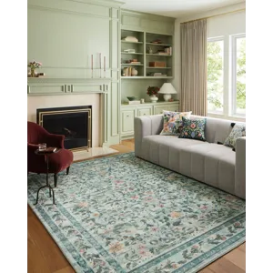 Loloi X Rifle Paper Co. Courtyard 8\'-6\" X 11\'-6\" Rug