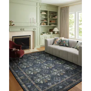 Loloi X Rifle Paper Co. Courtyard 3\'-6\" X 5\'-6\" Rug