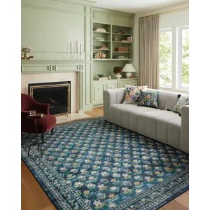 Loloi X Rifle Paper Co. Courtyard 2\'-0\" X 5\'-0\" Rug