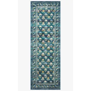 Loloi X Rifle Paper Co. Courtyard 2\'-0\" X 5\'-0\" Rug