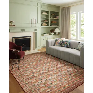 Loloi X Rifle Paper Co. Courtyard 8\'-6\" X 11\'-6\" Rug