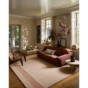 Leanne Ford x Loloi Craven Blush / Rose 2\'-3\" x 3\'-9\" Rug