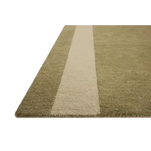 Leanne Ford x Loloi Craven Light Olive / Oatmeal 2\'-3\" x 3\'-9\" Rug