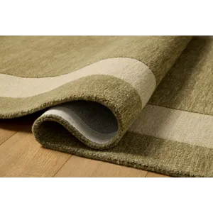 Leanne Ford x Loloi Craven Light Olive / Oatmeal 2\'-3\" x 3\'-9\" Rug