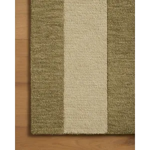 Leanne Ford x Loloi Craven Light Olive / Oatmeal 2\'-3\" x 3\'-9\" Rug
