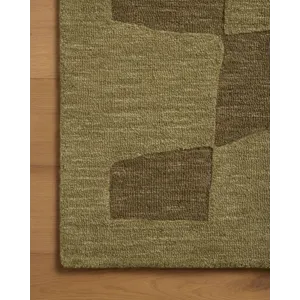 Leanne Ford x Loloi Craven Green / Olive 8\'-6\" x 11\'-6\" Rug