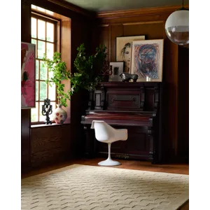 Leanne Ford x Loloi Craven Oatmeal / Dove 2\'-6\" x 7\'-6\" Rug