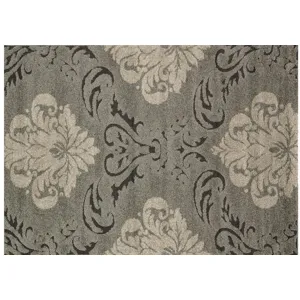 EN-03 SMOKE / BEIGE (7'7" X 7'7" Square)