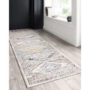 Dante Ivory / Multi Rug (2' 6" X 4' 0")