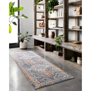 Dante Multi / Stone Rug (5' 3" X 7' 2")
