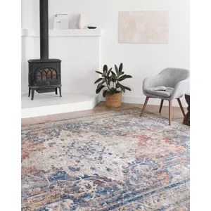 Dante Multi / Stone Rug (5' 3" X 7' 2")