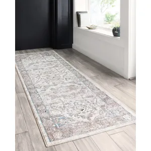 Dante Ivory / Stone Rug (9' 6" X 13' 3")