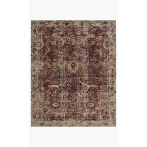 Porcia Red Beige Rug (5&#039; x 8&#039;)