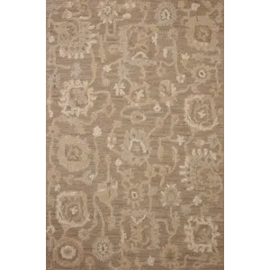 Chris Loves Julia x Loloi Dorothea Bark / Stone 7\'-9\" x 9\'-9\" Rug