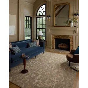 Chris Loves Julia x Loloi Dorothea Oak / Natural 5\'-0\" x 7\'-6\" Rug
