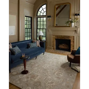 Chris Loves Julia x Loloi Dorothea Stone / Multi 8\'-6\" x 11\'-6\" Rug