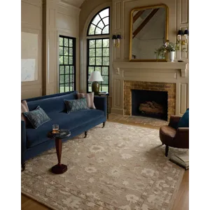 Chris Loves Julia x Loloi Dorothea Khaki / Dove 3\'-6\" x 5\'-6\" Rug