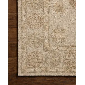Chris Loves Julia x Loloi Dorothea Dove / Natural 2\'-3\" x 3\'-9\" Rug