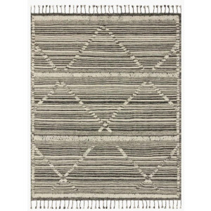 Iman Ivory Charcoal Rug (8'6" x 11'6")