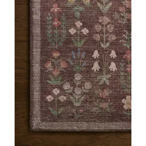 Rifle Paper Co. x Loloi Edinburgh Merlot / Multi Rug