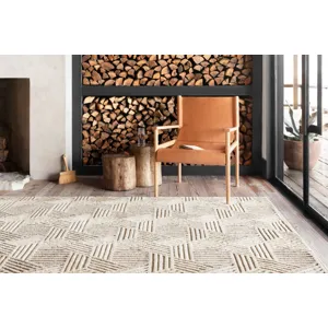 Ehren Oatmeal / Ivory Rug (11' 6" X 15')