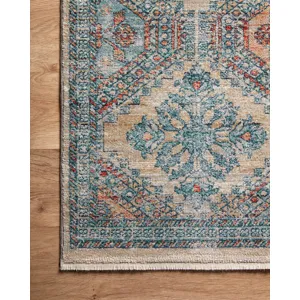 Elise Multi / Blue Rug (2' 8" X 13')