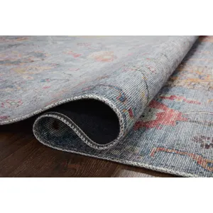 Elysium Denim / Multi Rug (3' 6" X 5' 6")