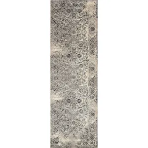 Emory Ivory / Charcoal Rug (5' 3" X 7' 7")