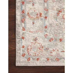 Estelle Ivory / Rust Rug (2' 0" X 3' 0")