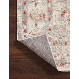 Estelle Ivory / Rust Rug (2' 0" X 3' 0")