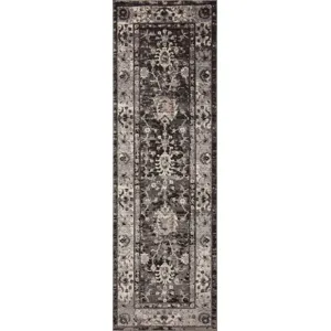 Estelle Charcoal / Grey Rug (2' 7" X 10' 0")