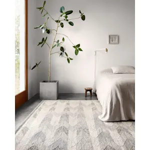 Evelina Pewter / Silver Rug (9' 3" X 13')