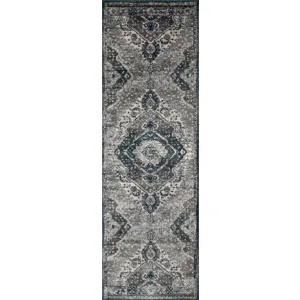 Everly Silver / Grey Rug (12' 0" X 15' 0")