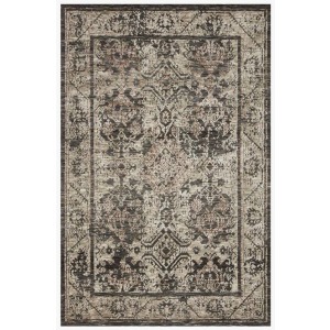 Lindsay MH Charcoal Beige Rug (5' x 7'6