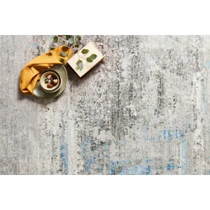 Franca Grey / Ocean Rug (3' 7" X 5' 8")