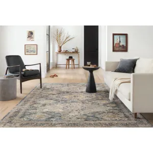 Gaia Denim / Taupe Rug (9' 3" X 12' 10")