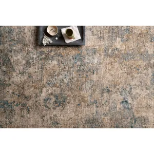 Gaia Taupe / Denim Rug (7' 10" X 10' 2")