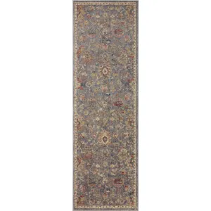 Giada Silver / Multi Rug (6' 3" X 9')